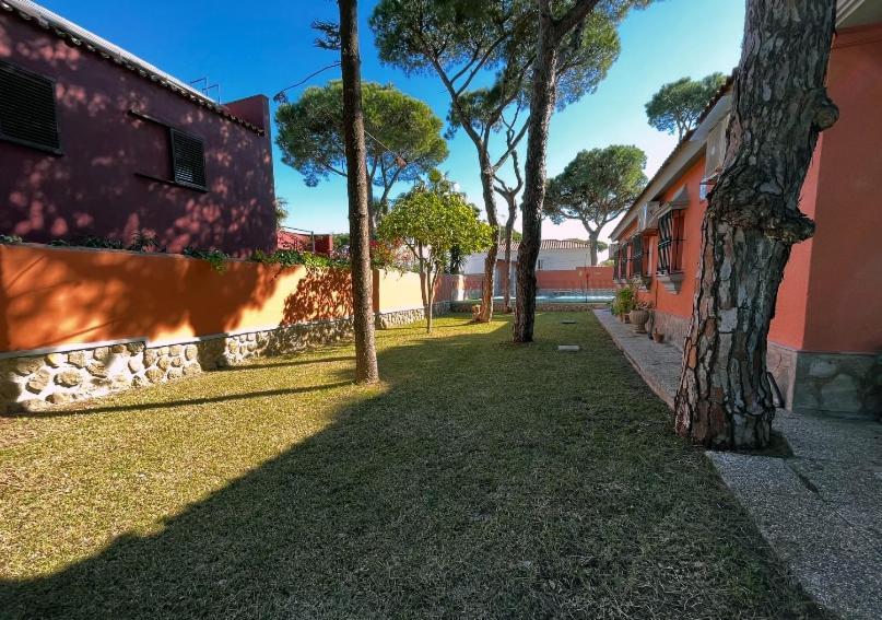 Chalet Los Pinos Con Piscina Privada Novo Sancti Petri Kültér fotó